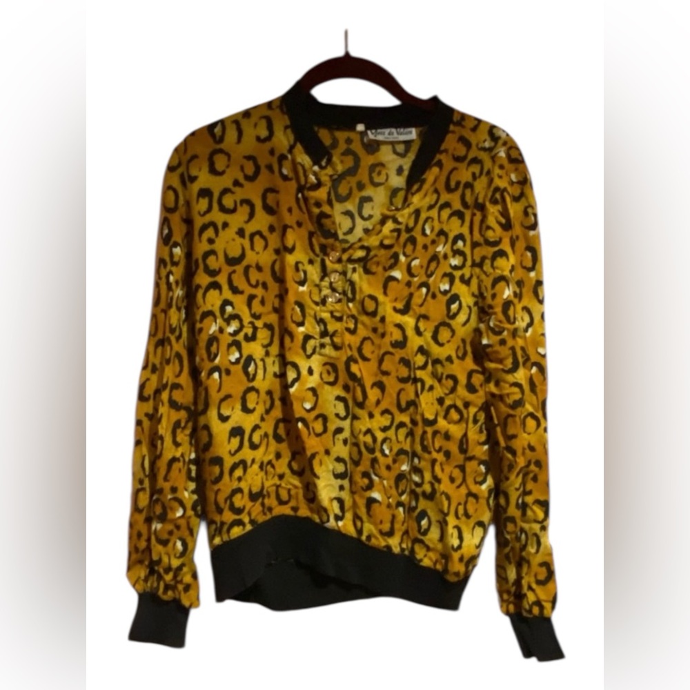 Yves de Valere vintage 80s top